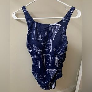 New without tags one piece bathing suit by Talbots size 10